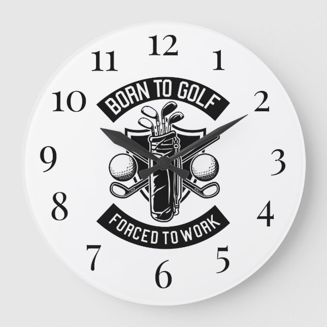 Grande Horloge Ronde Golf Large Clock (Recto)