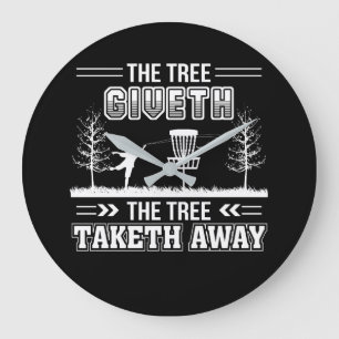 Grande Horloge Ronde Golf parti de disque de Taketh d'arbre de Giveth