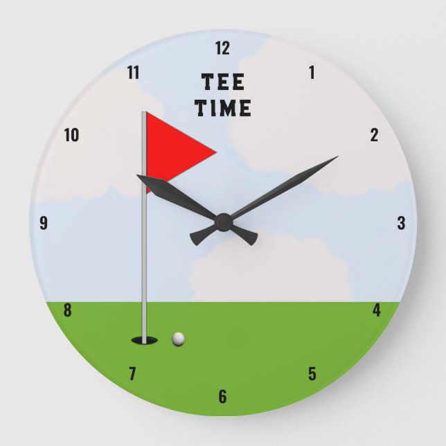 Grande Horloge Ronde Golf Tee Time (Recto)