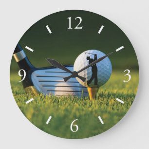 Grande Horloge Ronde Golf Wall Clock