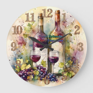 Grande Horloge Ronde Good Friends Wine Together
