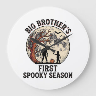Grande Horloge Ronde Grand frère Halloween Première saison effrayante v