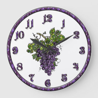 Grande Horloge Ronde Grape de Purple