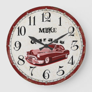 Grande Horloge Ronde Great vintage design with personal name