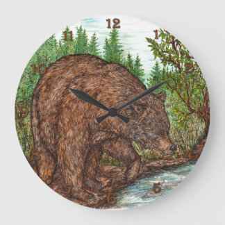 Grande Horloge Ronde Grizzly