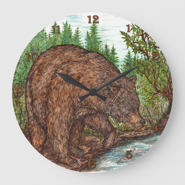 Grande Horloge Ronde Grizzly (Recto)
