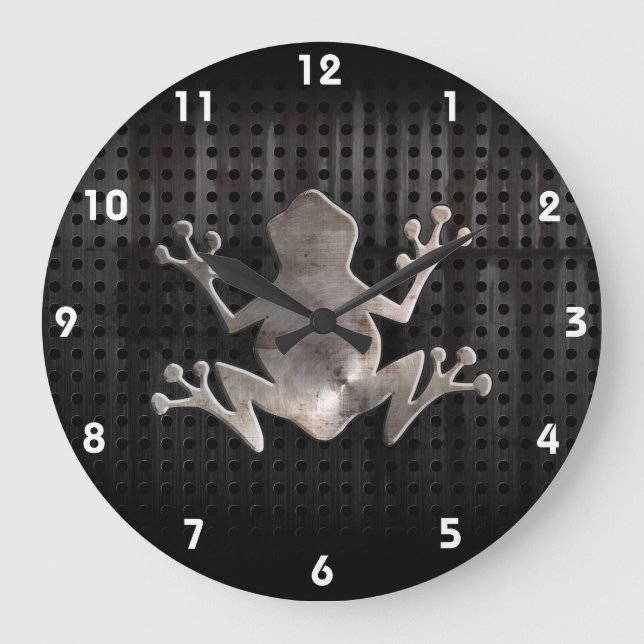 Grande Horloge Ronde Grunge frog (Recto)