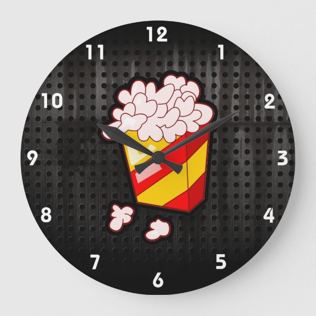Grande Horloge Ronde Grunge Popcorn (Recto)