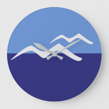 Gulls / Round (Large) Wall Clock