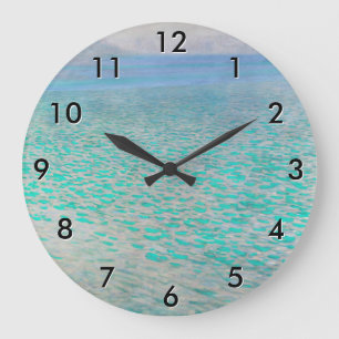 Grande Horloge Ronde Gustav Klimt - Sur le lac Attersee