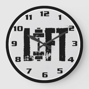 GRANDE HORLOGE RONDE GYM ASCENSEUR BODYBUILING