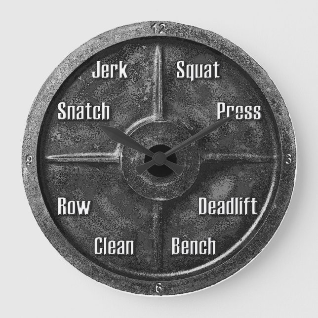 Grande Horloge Ronde Gym Clock (Recto)
