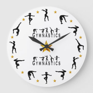 Grande Horloge Ronde Gymnastique féminine