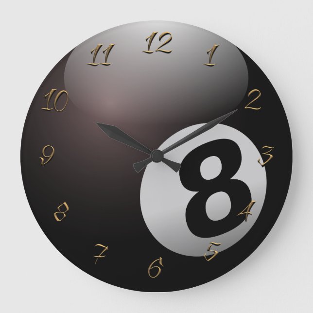 Grande Horloge Ronde Hall de billard (Recto)