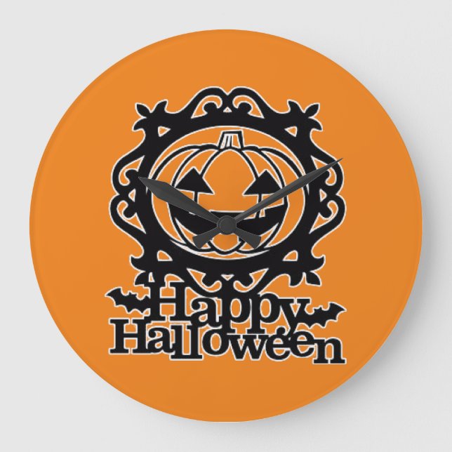 Grande Horloge Ronde Halloween (Recto)
