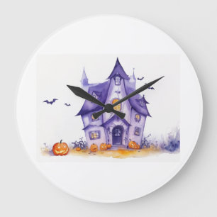 Grande Horloge Ronde Halloween stylée haute qualité