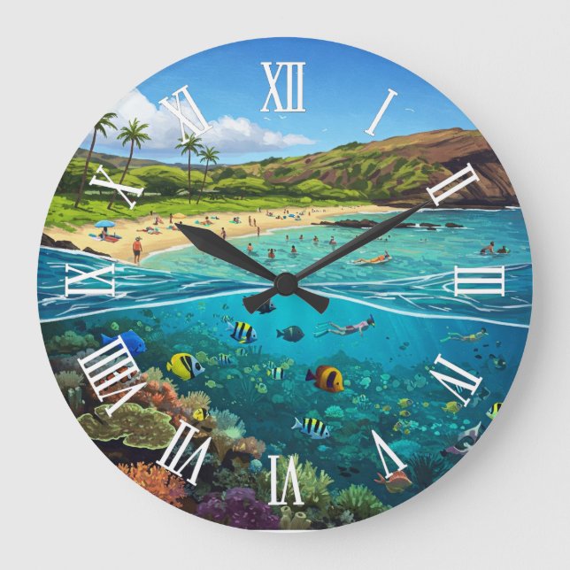 Grande Horloge Ronde Hanauma Bay Oahu Hawaii Travel (Recto)