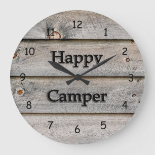 Grande Horloge Ronde Happy Camper