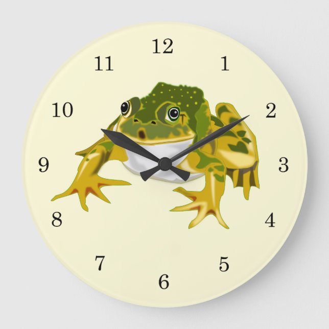 Grande Horloge Ronde Happy Frog (Recto)