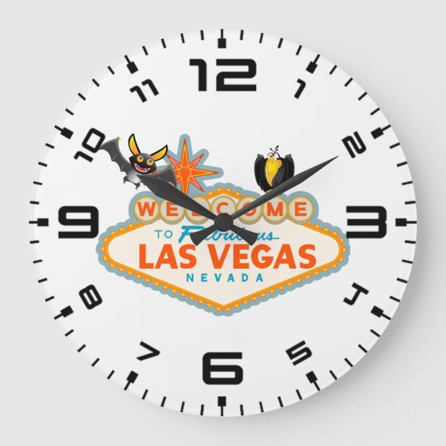 Grande Horloge Ronde Happy Halloween Las Vegas Style (Recto)
