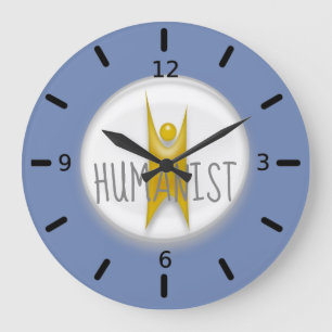 Grande Horloge Ronde Happy Humanist