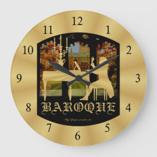 Grande Horloge Ronde Harpsichord baroque