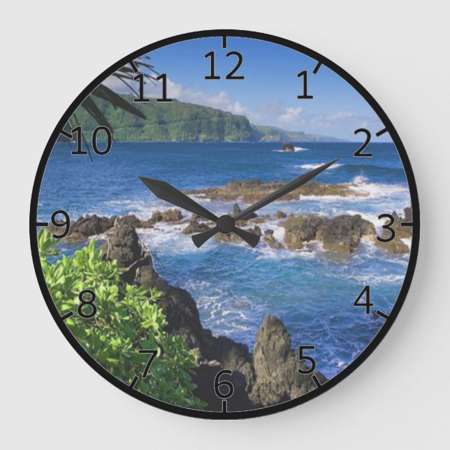Grande Horloge Ronde Hawaii Beach Scenery (Recto)