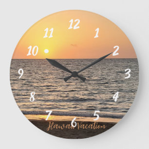 Grande Horloge Ronde Hawaii Sunset photo