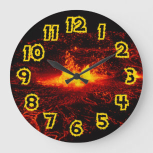 Grande Horloge Ronde Hawaiian Lava Flow