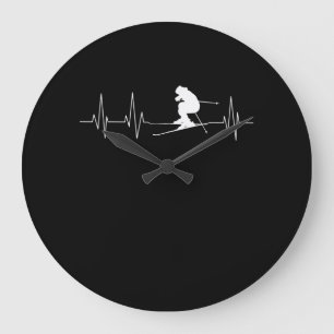 Grande Horloge Ronde HeartBeat Skiing
