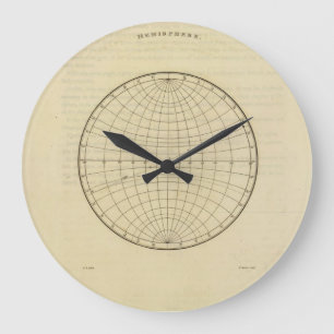 Grande Horloge Ronde Hémisphère