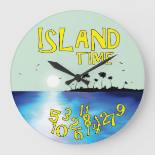 Grande Horloge Ronde Heure de l'île