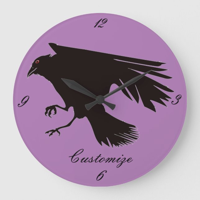 Grande Horloge Ronde Hippie Super Conception psychédélique Thunder_Cove (Recto)