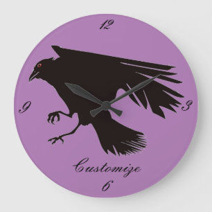 Grande Horloge Ronde Hippie Super Psychedelic Design Thunder_Cove