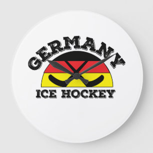 Grande Horloge Ronde Hockey sur glace Allemagne