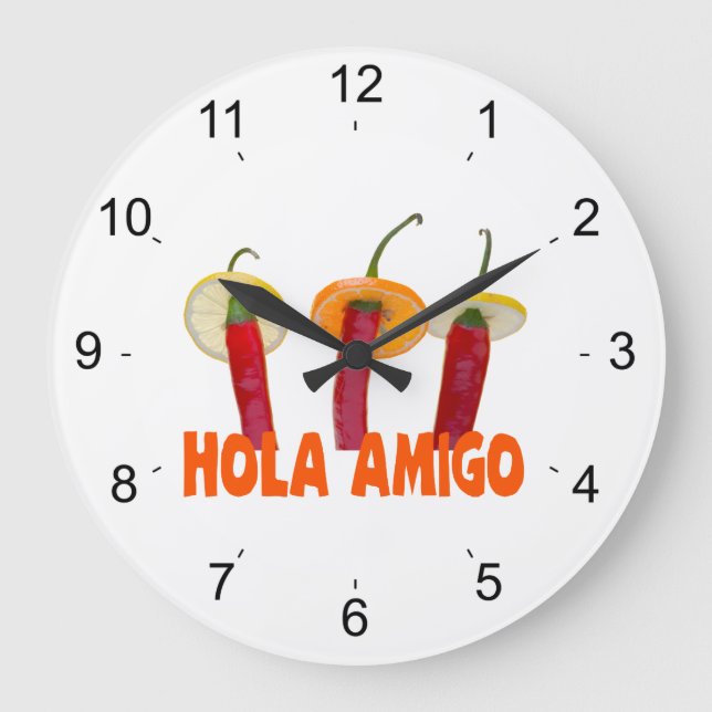 Grande Horloge Ronde Hola amigo (Recto)