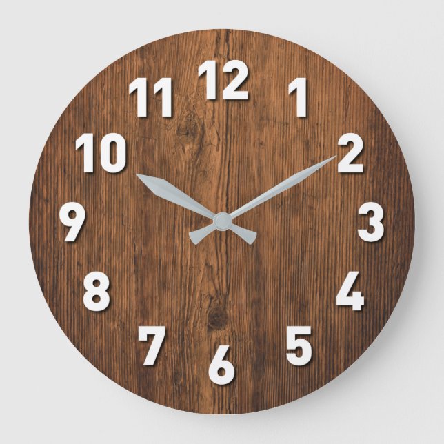 Grande Horloge Ronde holzuhr (Recto)