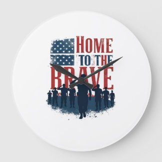 Grande Horloge Ronde Home of the Brave Salute Tee