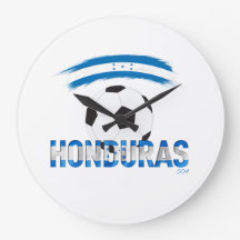 Honduras Fútbol Reloj de Pared
