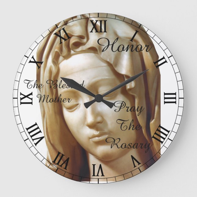 Grande Horloge Ronde Honor The Blessed Mother. (Recto)
