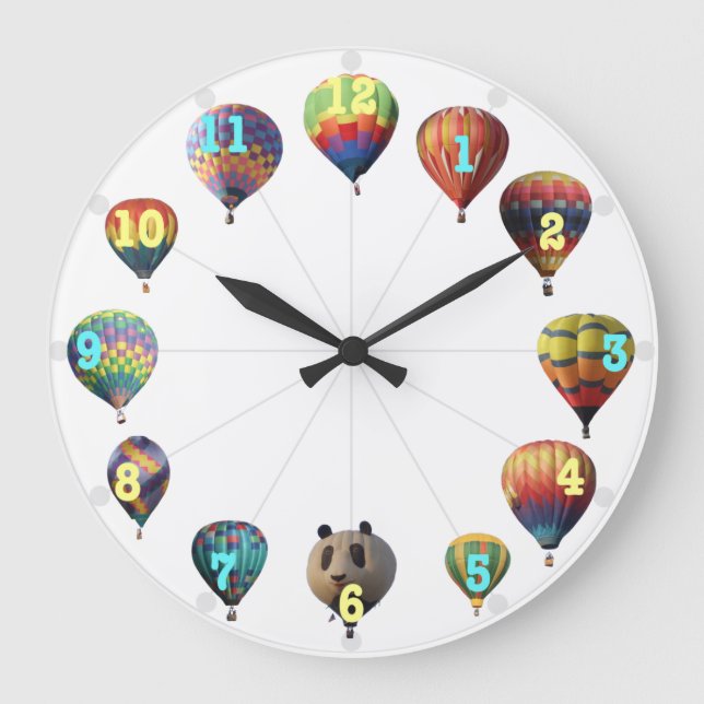 Grande Horloge Ronde Hot Air Balloon (Recto)