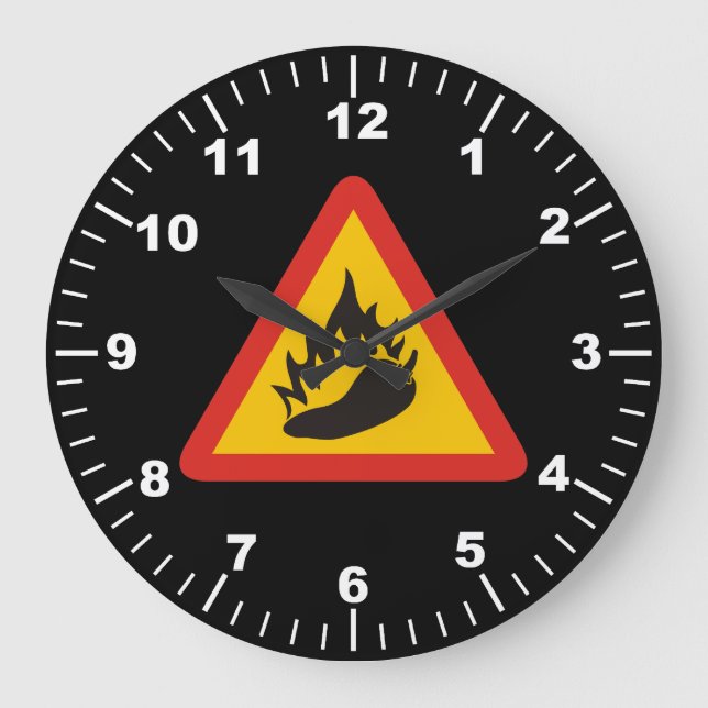 Grande Horloge Ronde Hot pepper danger (Recto)