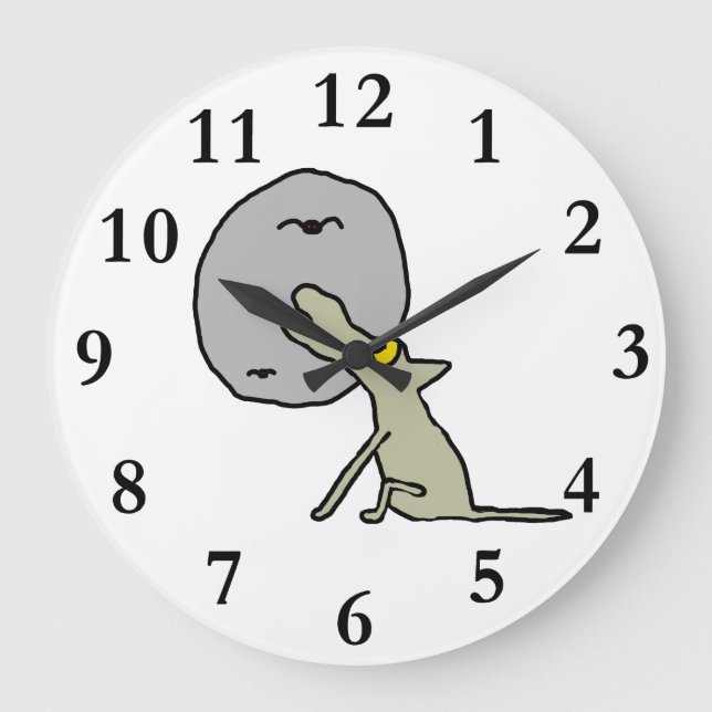 Grande Horloge Ronde Howling Wolf (Recto)