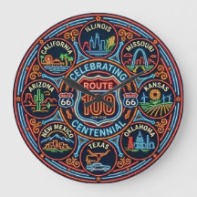 Huit State Route 66 Centennial Neon