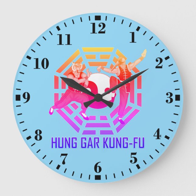 Grande Horloge Ronde Hung Gar Kung-Fu (Recto)
