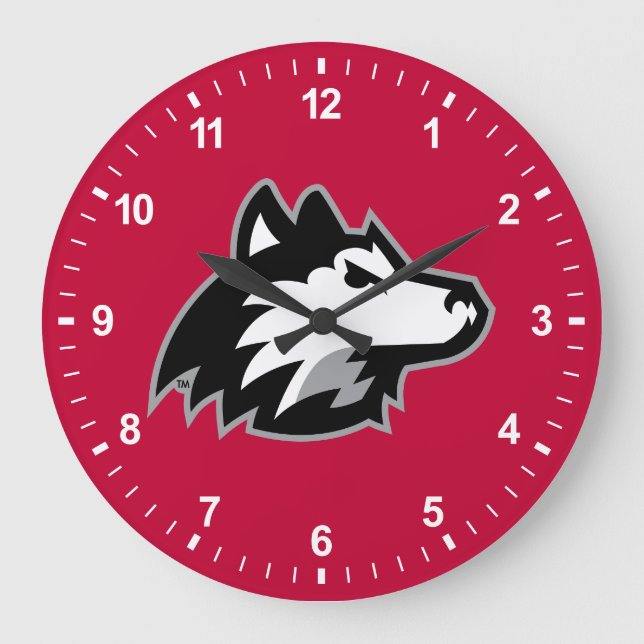 Grande Horloge Ronde Huskies du nord de l'Illinois (Recto)