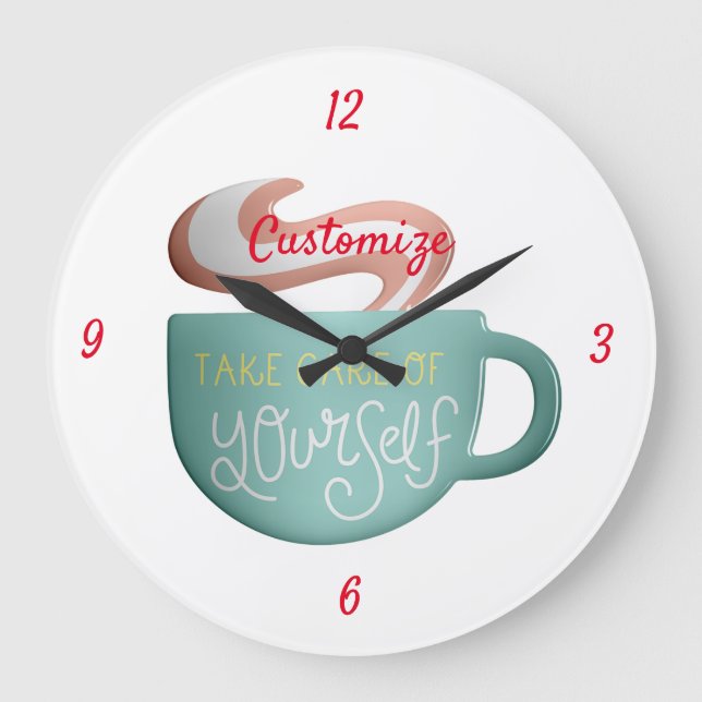 Grande Horloge Ronde Hygge Drink Self-Care Thunder_Cove (Recto)