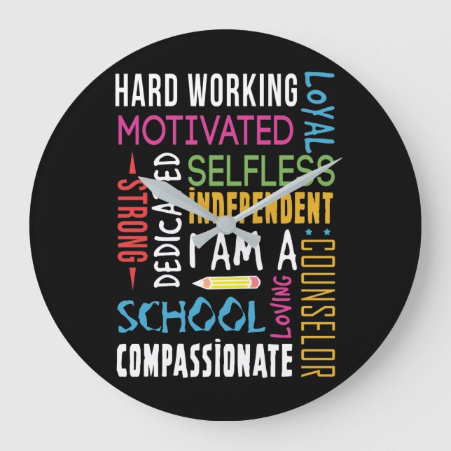 Grande Horloge Ronde I Am A School (Recto)