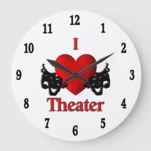 Grande Horloge Ronde I Heart