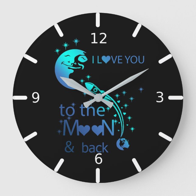 Grande Horloge Ronde I love You To The Moon & Back (Recto)